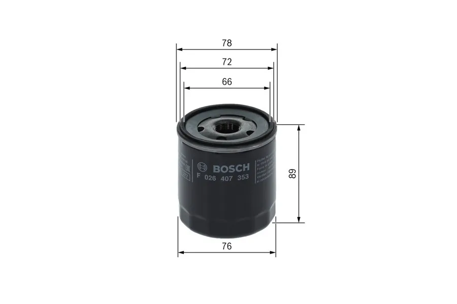 LỌC DẦU ĐỘNG CƠ BOSCH P7353