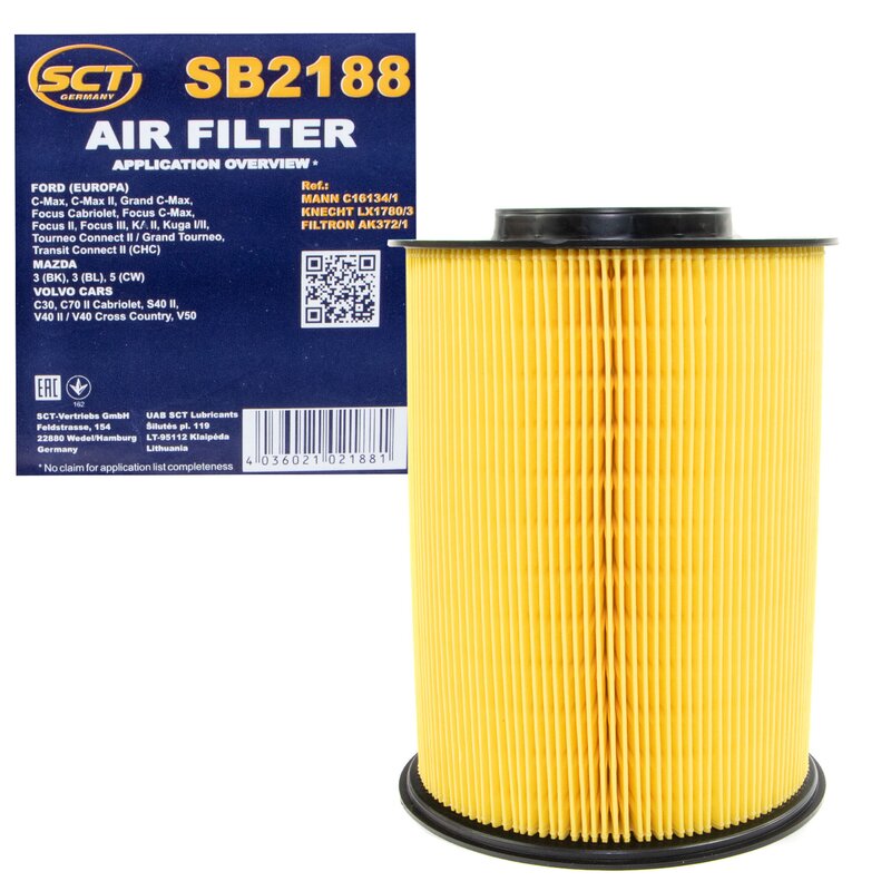 Lọc Gió Động Cơ Lọc Gió Động Cơ Sct Germany Sb 2188 SB 2188